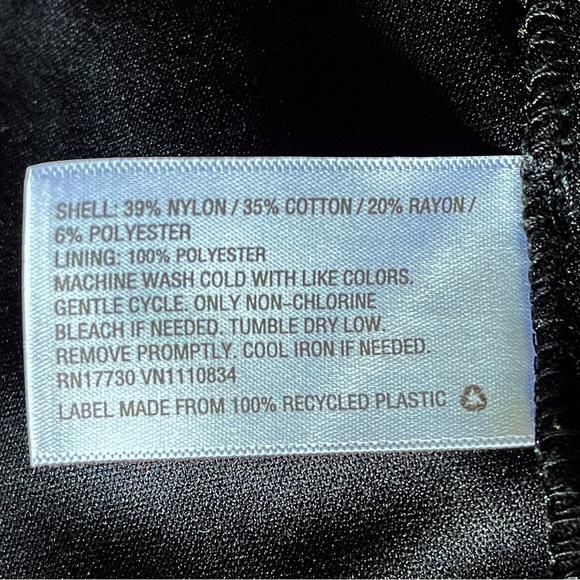 ⛔️SOLD⛔️ XHILARATION Sleeveless Floral Lace Midi Dress Black & White Sz Large - Picture 12 of 14